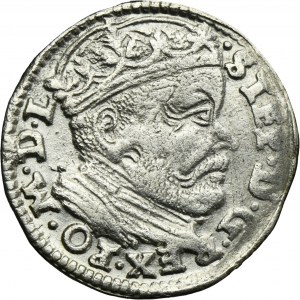 Stephen Bathory, 3 groschen Vilnius 1586