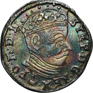 Stephen Bathory, 3 Groschen Vilnius 1582 - L/LIT