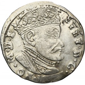 Stephen Bathory, 3 Groschen Vilnius 1584 - decorative armor