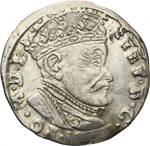 Stephen Bathory, 3 Groschen Vilnius 1584 - decorative armor