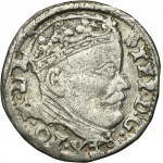 Stefan Batory, Trojak Wilno 1586 - bez herbu Prus, LLT na rewersie