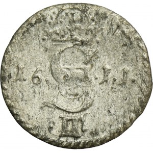 Sigismund III Vasa, 2 Denarius Vilnius 1611