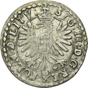 Zygmunt III Waza, Grosz Wilno 1609 - LITV/LIT - BARDZO RZADKI, obwódki po obu stronach
