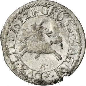 Sigismund III Vasa, Groschen Vilnius 1612 - BARDZO RZADKI