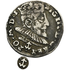 Sigismund III Vasa, 3 Groschen Vilnius 1590 - VERY RARE