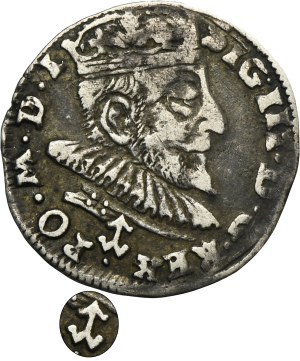 Sigismund III Vasa, 3 Groschen Vilnius 1590 - VERY RARE