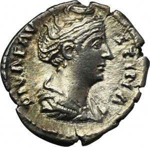 Empire romain, Faustine l'Ancienne, Denier posthume