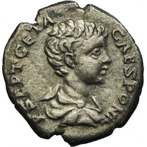 Roman Imperial, Geta, Denarius