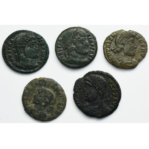 Lot, Roman Imperial, Follis (5 pcs.)