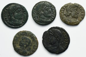 Lot, Roman Imperial, Follis (5 pcs.)