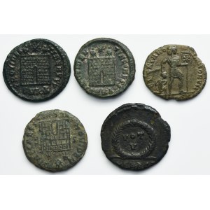 Lot, Roman Imperial, Follis (5 pcs.)