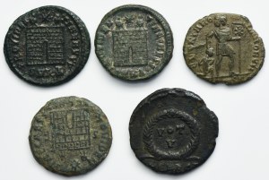 Lot, Roman Imperial, Follis (5 pcs.)