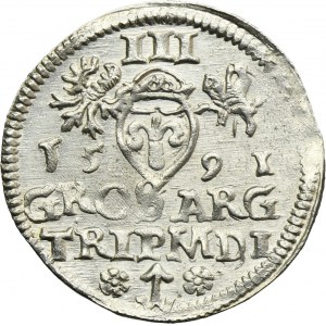 Sigismund III Vasa, 3 Groschen Vilnius 1591