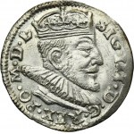Zygmunt III Waza, Trojak Wilno 1592 - NIENOTOWANY, brak kropki po GROS