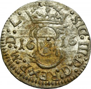 Sigismund III Vasa, Schilling Vilnius 1616 - Trilner