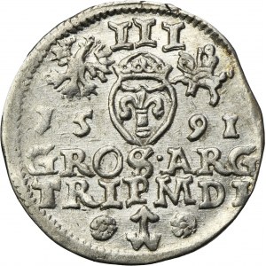 Sigismund III Vasa, 3 Groschen Vilnius 1591