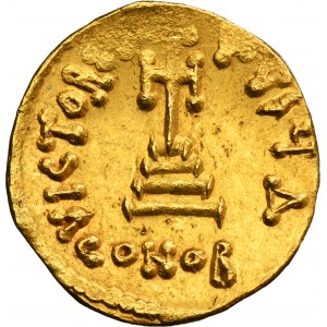 Byzantine Empire, Constans II with Constantine IV, Solidus