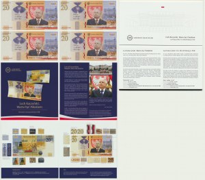 Zestaw, 20 złotych 2021 - L. Kaczyński - (4 szt.)