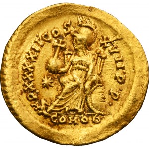 Roman Imperial, Theodosius II, Solidus