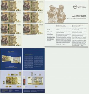 Set, 20 zl 2022 - Protection of the Polish Eastern Border - (5 pieces).