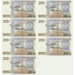 Zestaw, 20 złotych 2022 - Ochrona Polskiej Granicy Wschodniej - (5 szt.)