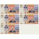 Zestaw, 20 złotych 2021 - L. Kaczyński - (5 szt.)