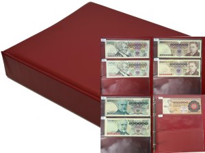 Set of Polish banknotes in a binder - 10-2 Million Zlotych 1975-1993 - (ca. 59 pcs.)