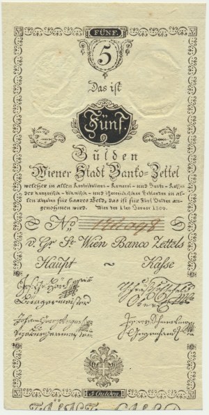 Austria, 5 Gulden 1800