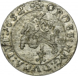 John II Casimir, Groschen Vilnius 1652