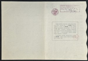 Spółka Akcyjna Gnaszyńskiej Manufaktury w Gnaszynie, 100 x 150 zł 1932