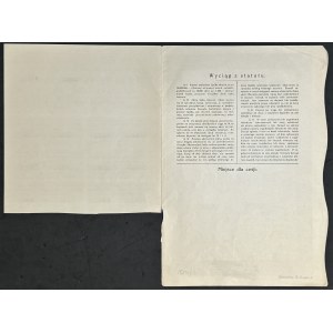 Fabryka Maszyn, Odlewni Żelaza i Metali Bracia Kanczewscy S.A., 10 x 1.000 mkp 1921
