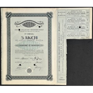 Składy Towarowe Warrant S.A., 5 x 10.000 mkp, Emisja I