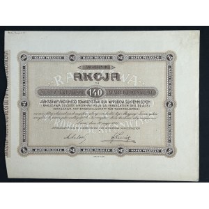 Rakszawa Akcyjne Towarzystwo dla Wyrobów Sukienniczych, 140 mkp 1921