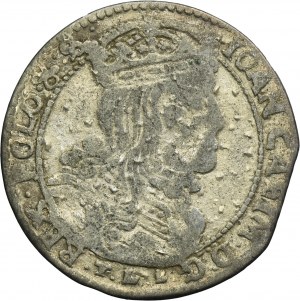 John II Casimir, 6 Groschen Vilnius 1665 TLB - IOAN - UNLISTED