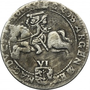 John II Casimir, 6 Groschen Vilnius 1664