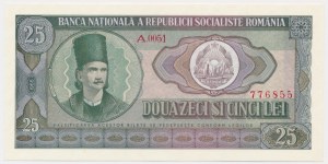 Romania, 25 Lei 1966