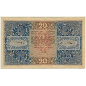 Czechoslovakia, 20 Korun 1919 - NICE