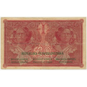 Czechoslovakia, 20 Korun 1919 - NICE