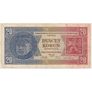 Czechoslovakia, 20 Korun 1926
