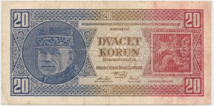 Czechoslovakia, 20 Korun 1926