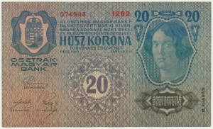 Austria, 20 Kronen 1913