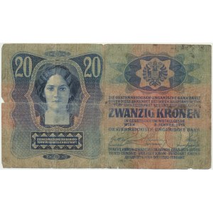 Austria, 20 Kronen 1913