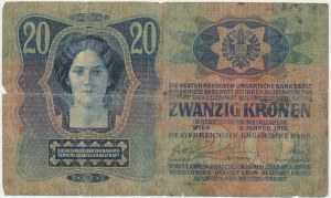 Austria, 20 Kronen 1913