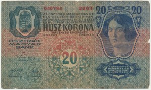 Austria, 20 Kronen 1913