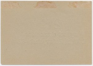 Kraków, Teofil Nikiel, 2 korony 1919 - blankiet - RZADKIE