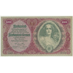 Austria, 5.000 Kronen 1922