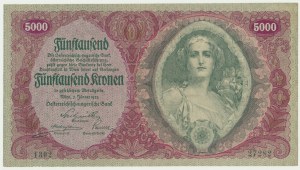 Austria, 5.000 Kronen 1922
