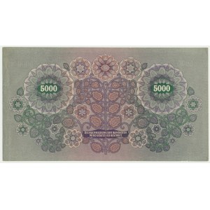 Austria, 5.000 Kronen 1922