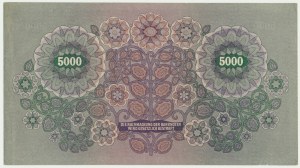 Austria, 5.000 Kronen 1922