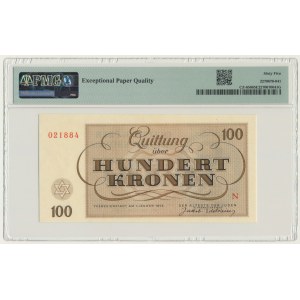Czechoslovakia (Theresienstadt Ghetto), 100 Kronen 1943 - PMG 65 EPQ